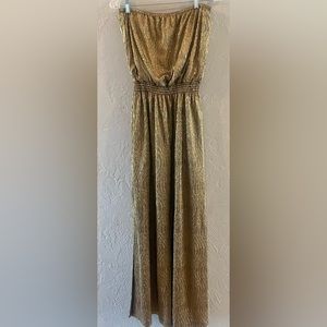 Gianni Bini Gold Long Dress